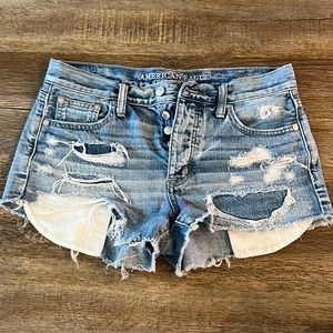 American Eagle Denim Shorts Size 4